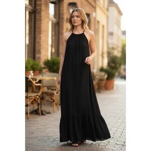 Long Black Dress By Banana Republic Size XLarge